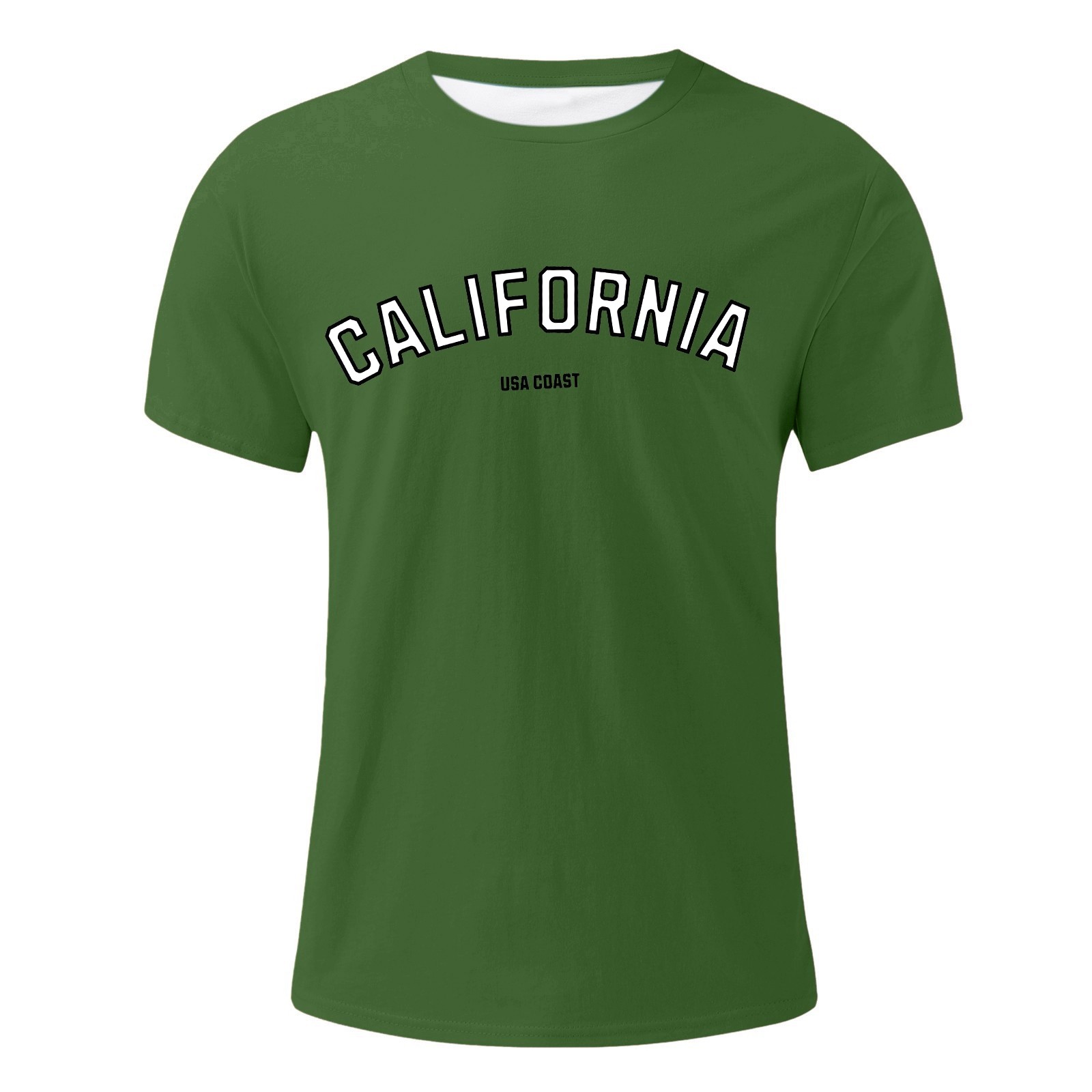thumbnail image 2 of Camiseta oversize de verano para hombre - Cuello redondo y manga corta con estampado urbano - Camiseta deportiva holgada e informal, 2 of 5